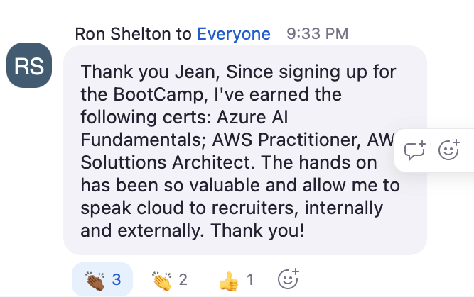 Screenshot of a student result shared by Ron Shelton